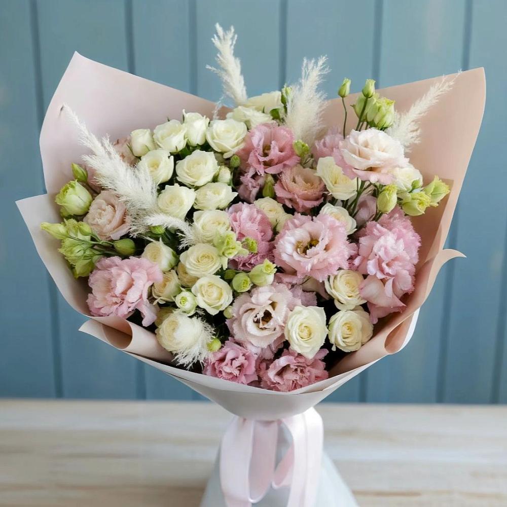 Букет цветов из: Альстромерии и Розы в Миллерово