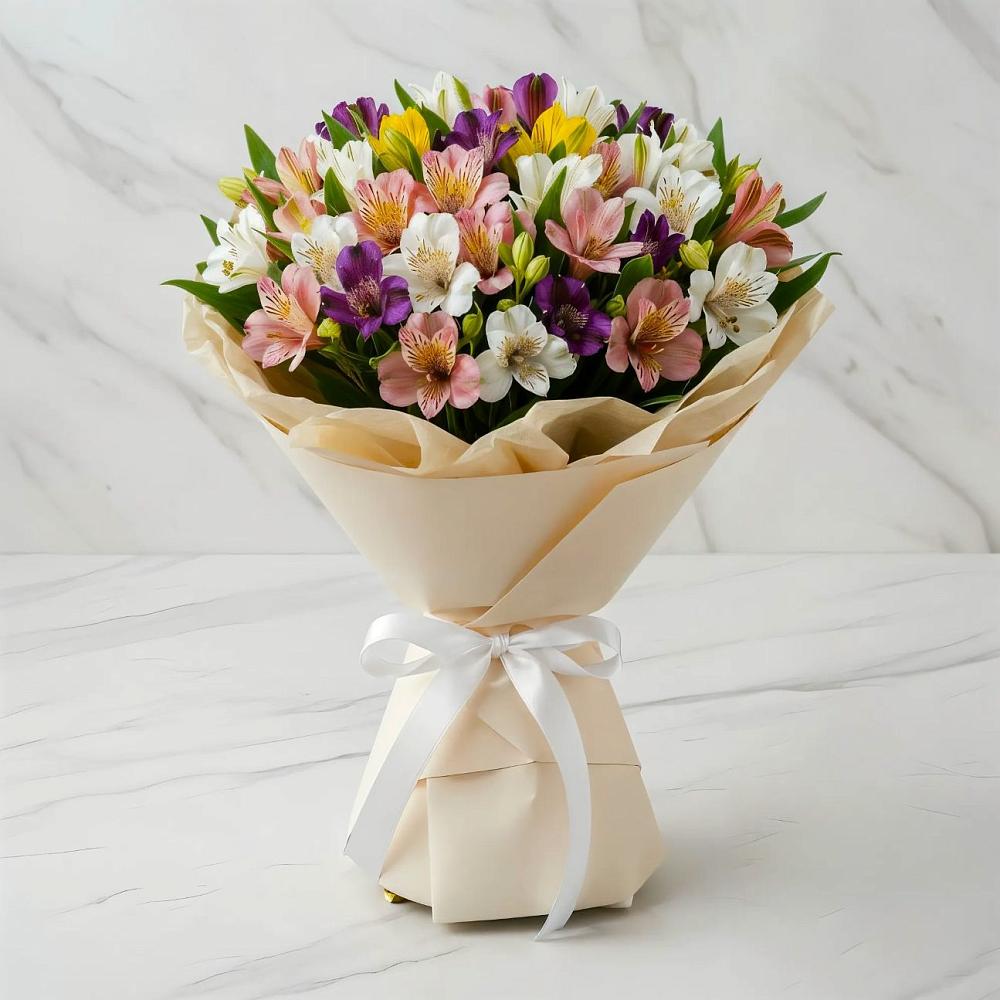 Букет цветов из: Альстромерии в Миллерово