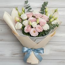 Букет цветов из:  Лизиантусы в Миллерово