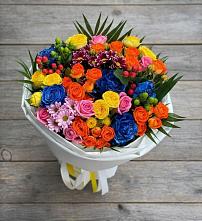 Букет цветов из:  Розы и Хризантемы в Миллерово