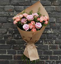 Букет цветов из:  Розы в Миллерово