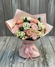 Букет цветов из:  Гвоздики, Розы и Хризантемы #REPLACE_PRED# Миллерово