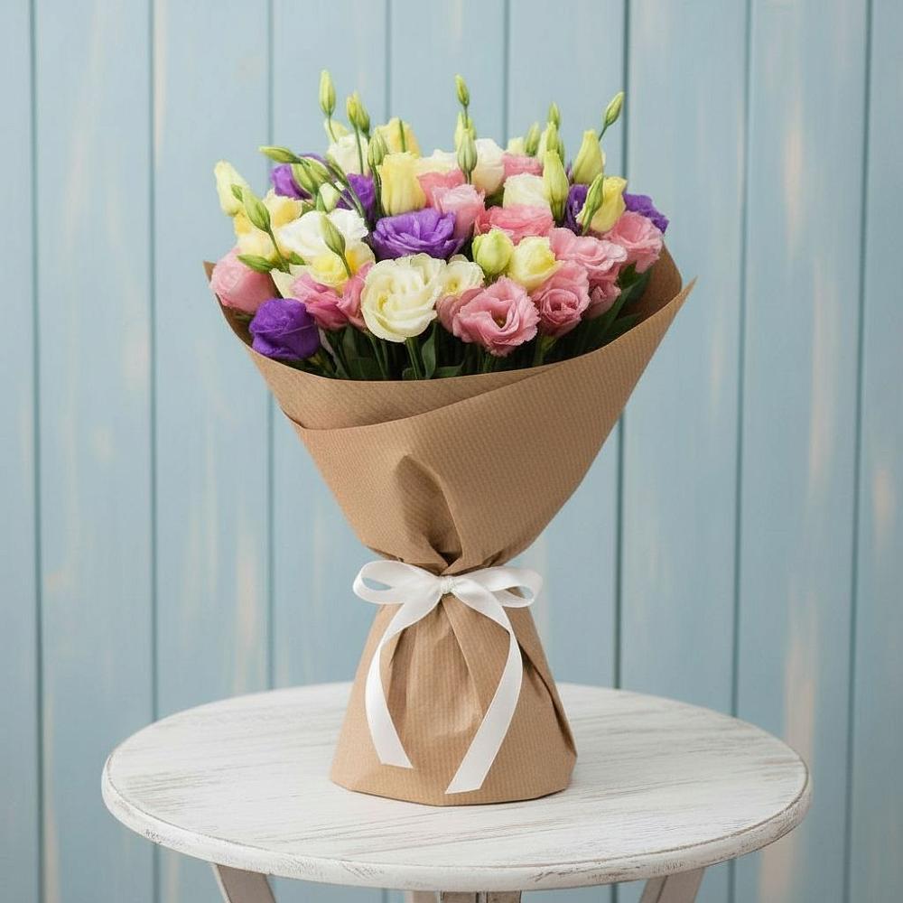 Букет цветов из: Лизиантусы в Миллерово