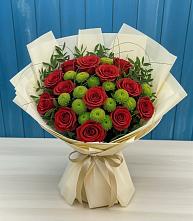 Букет цветов из:  Розы и Хризантемы в Миллерово