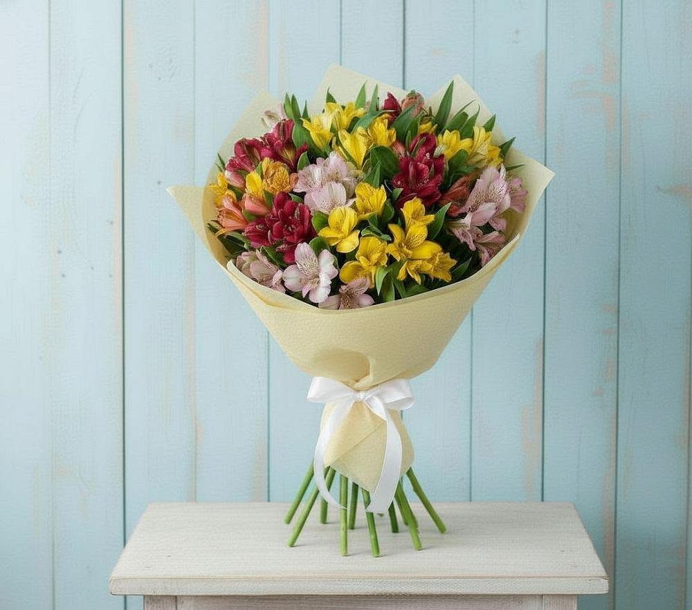 Букет цветов из: Альстромерии в Миллерово