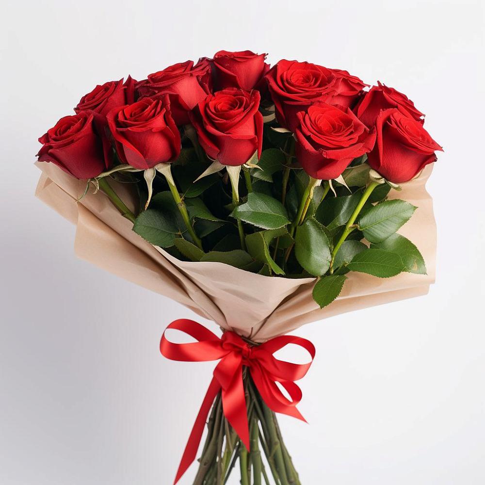 Букет 11 Красных роз Эдлесс Лав в Миллерово
