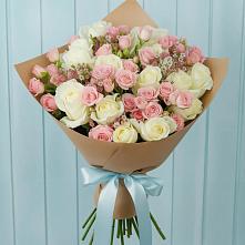 Букет цветов из:  Розы в Миллерово