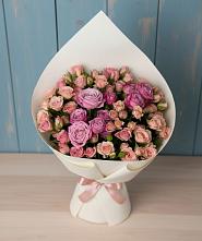 Букет цветов из:  Розы в Миллерово